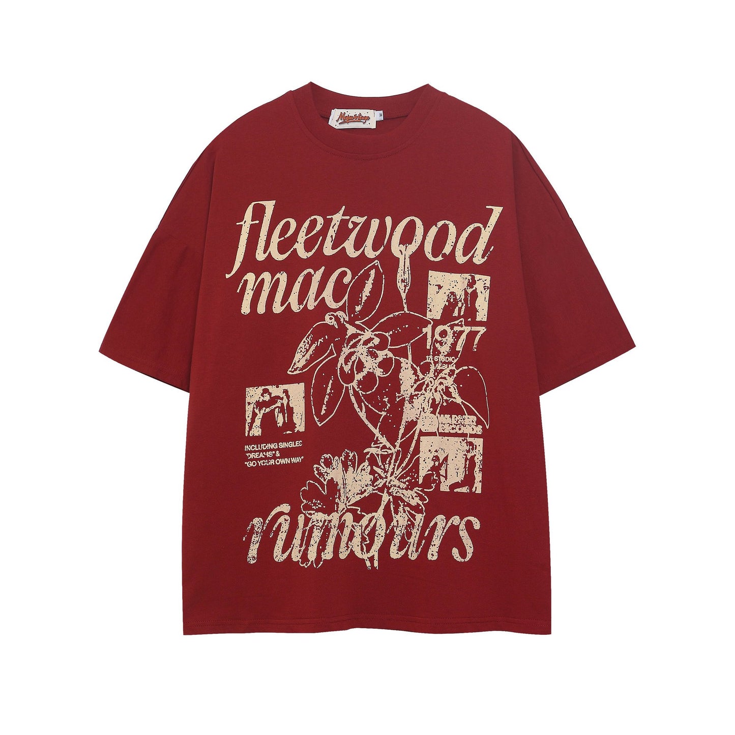 Album vintage printed short sleeves