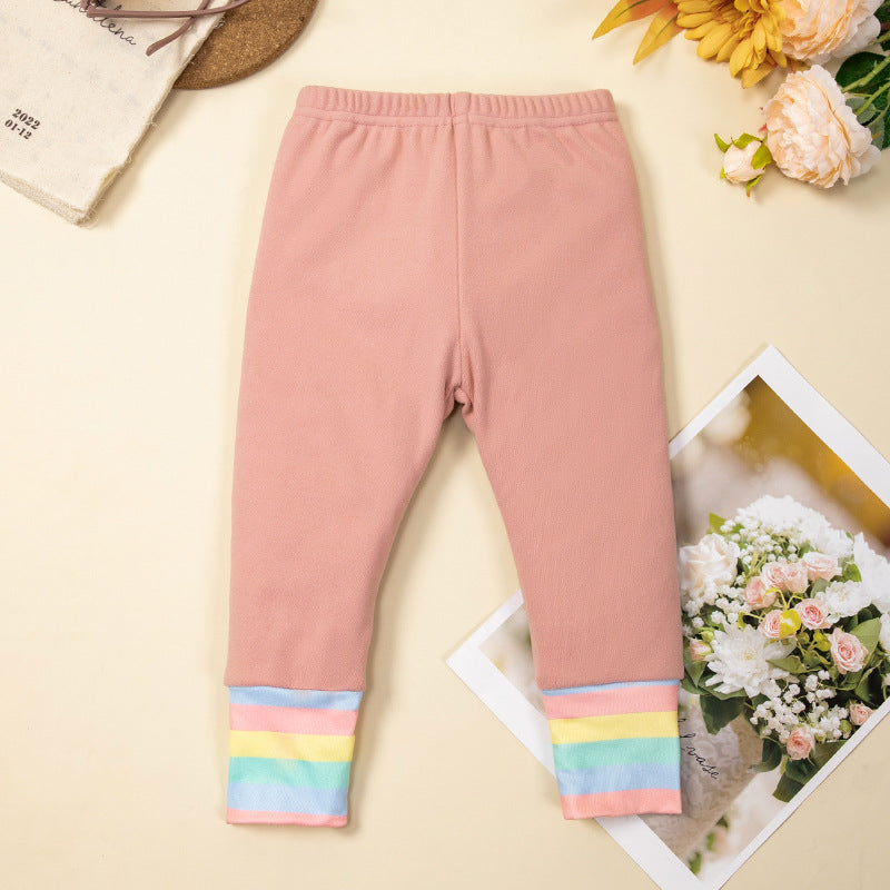Autumn/Winter Girls' Baby Pants, Fashionable Warm Bottoming Tights
