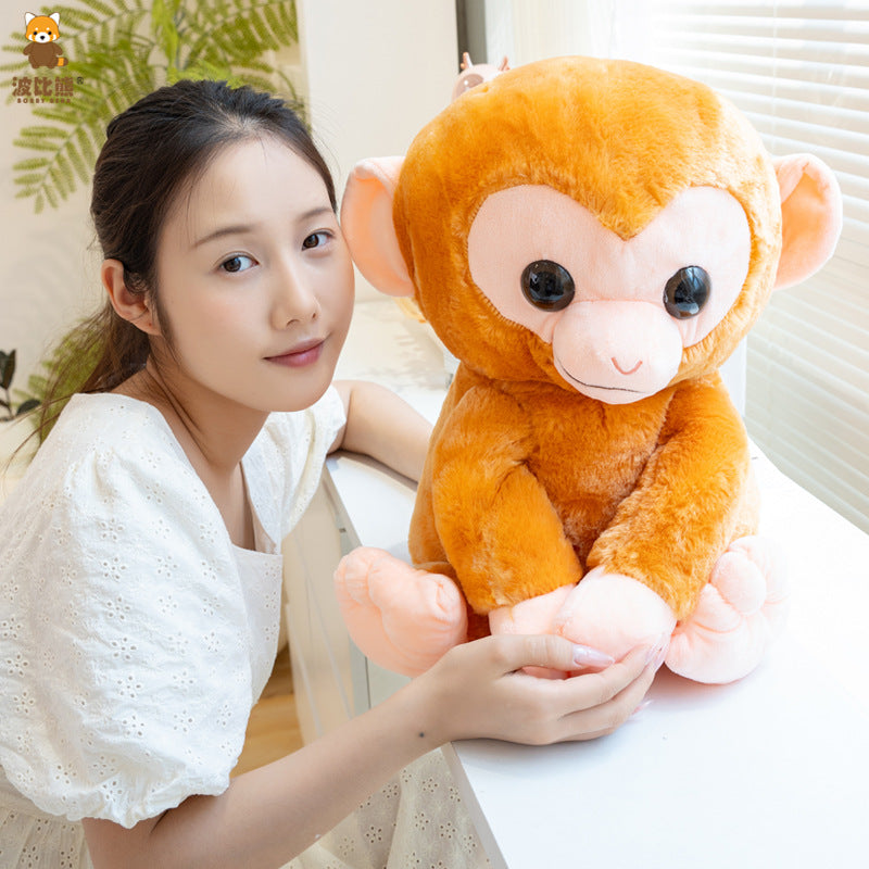 Creative Big Eyes Monkey Plush Toy Doll ApeLarge Size Claw Machine Doll
