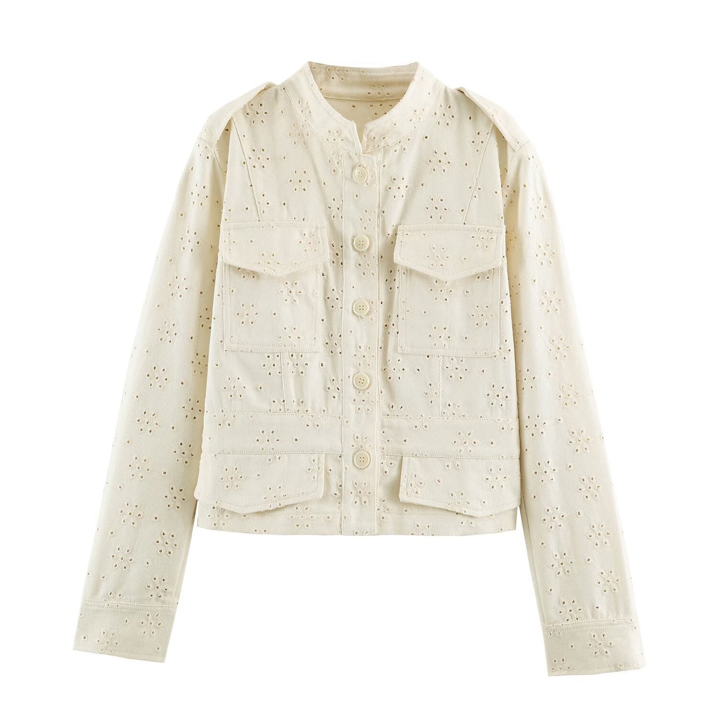 Hollow embroidery jacket