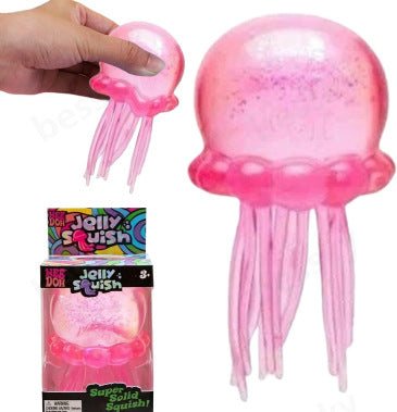 Beach Water Play Octopus Toy Outdoor Parent-Child Interactive Toy, Stress-Relief Squeeze Octopus, Realistic Simulation Octopus