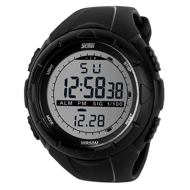 SKMEI 1025  Fashion Simple Sport watch Men Military Watches Alarm Clock Shock Resistant Waterproof Digital Watch reloj hombre