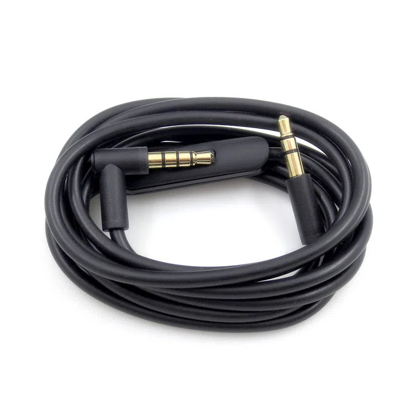 Seven color SOLO 2.0 with microphone control headphone audio cable 3.5 male to male recording headphone cable