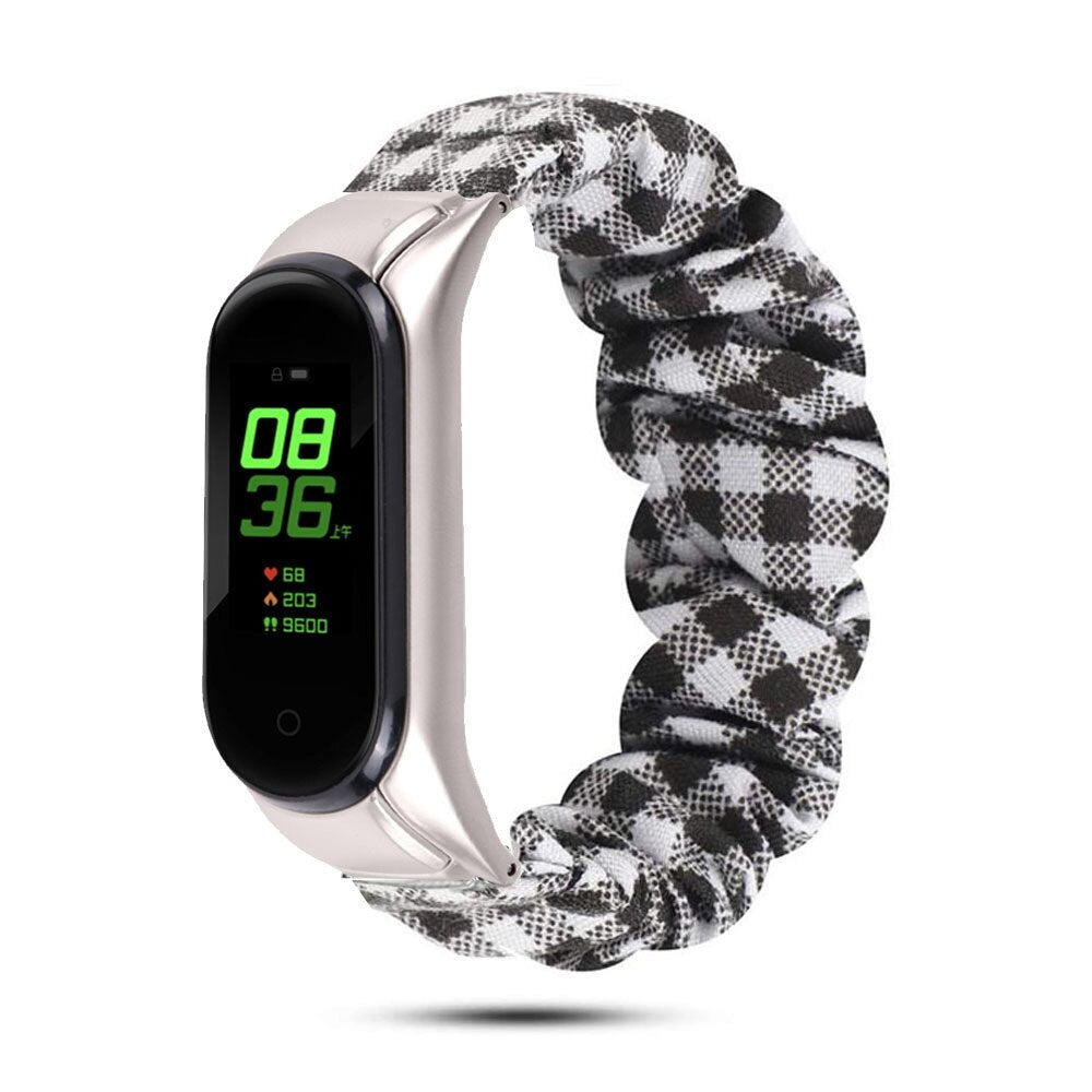 Scrunchies Elastic Strap for Xiaomi Mi band 5 4 3 replaceable Bracelet Mi Band 4 correa Wristband Breathable straps for miband 5