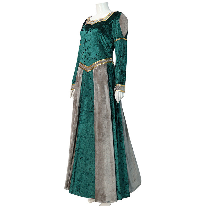 Animation Movie Shrek 2 Princess Fiona Cosplay Costume Women's Clothing
