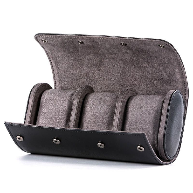 Travel Storage Bag PU Leather Watch Storage Box Color Portable Watch Bag Bracelet Jewelry Watch Box