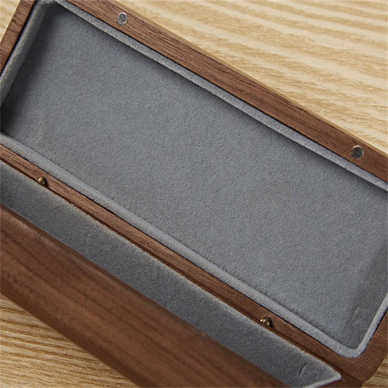 Black Walnut Solid Wood Glasses Storage Box