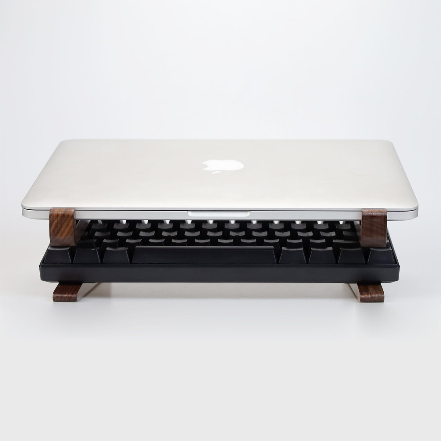 Base Mount Spider Accessory Magic Keyboard Stand Walnut Wood Bracket Storage for Apple MacBook