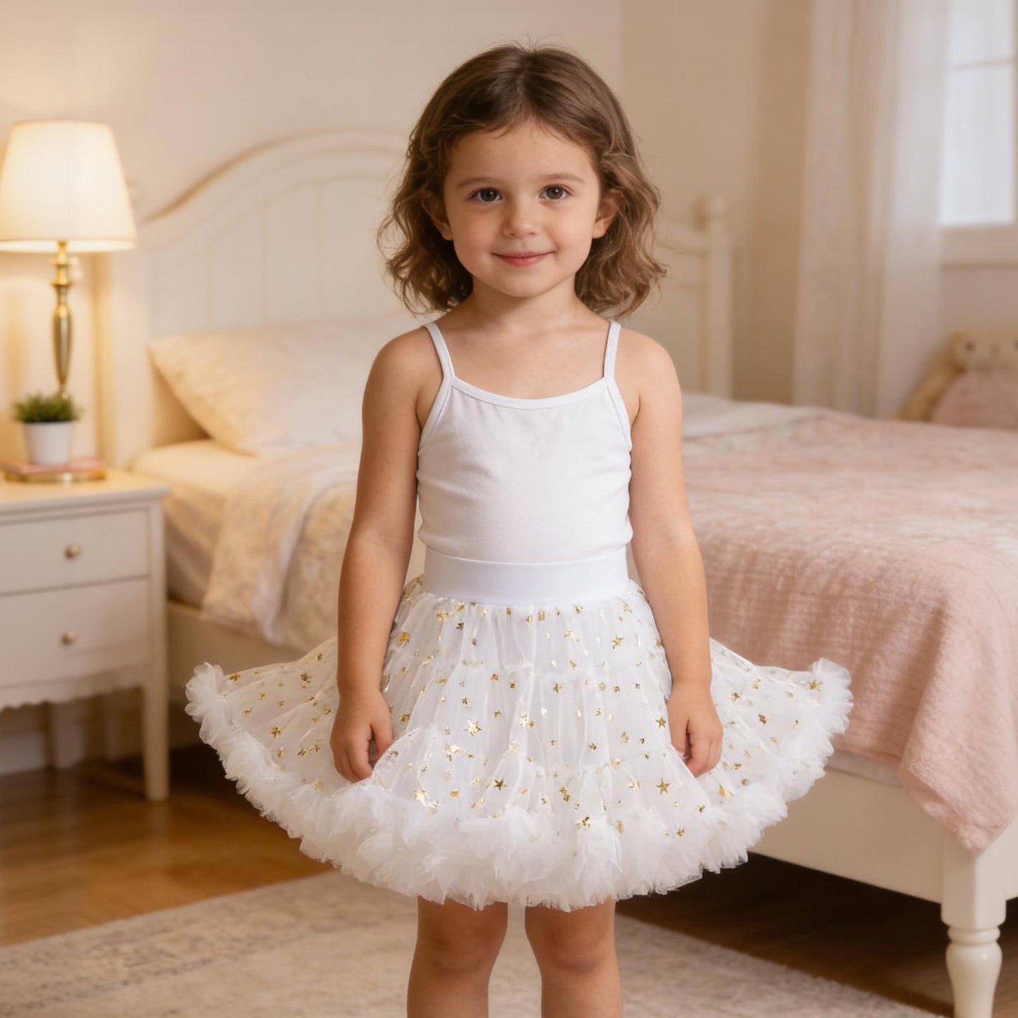 Girls Tutu Skirt Summer New Style Children's Tulle Skirt Girl Puffy Short Skirt Birthday Princess Dress
