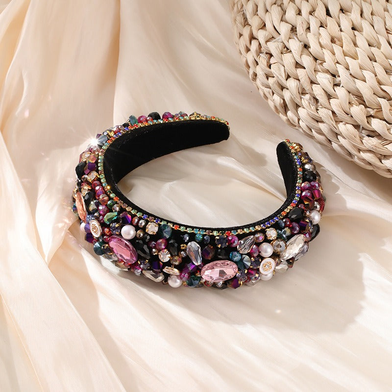 Fashionable and versatile Baroque full diamond hair accessories