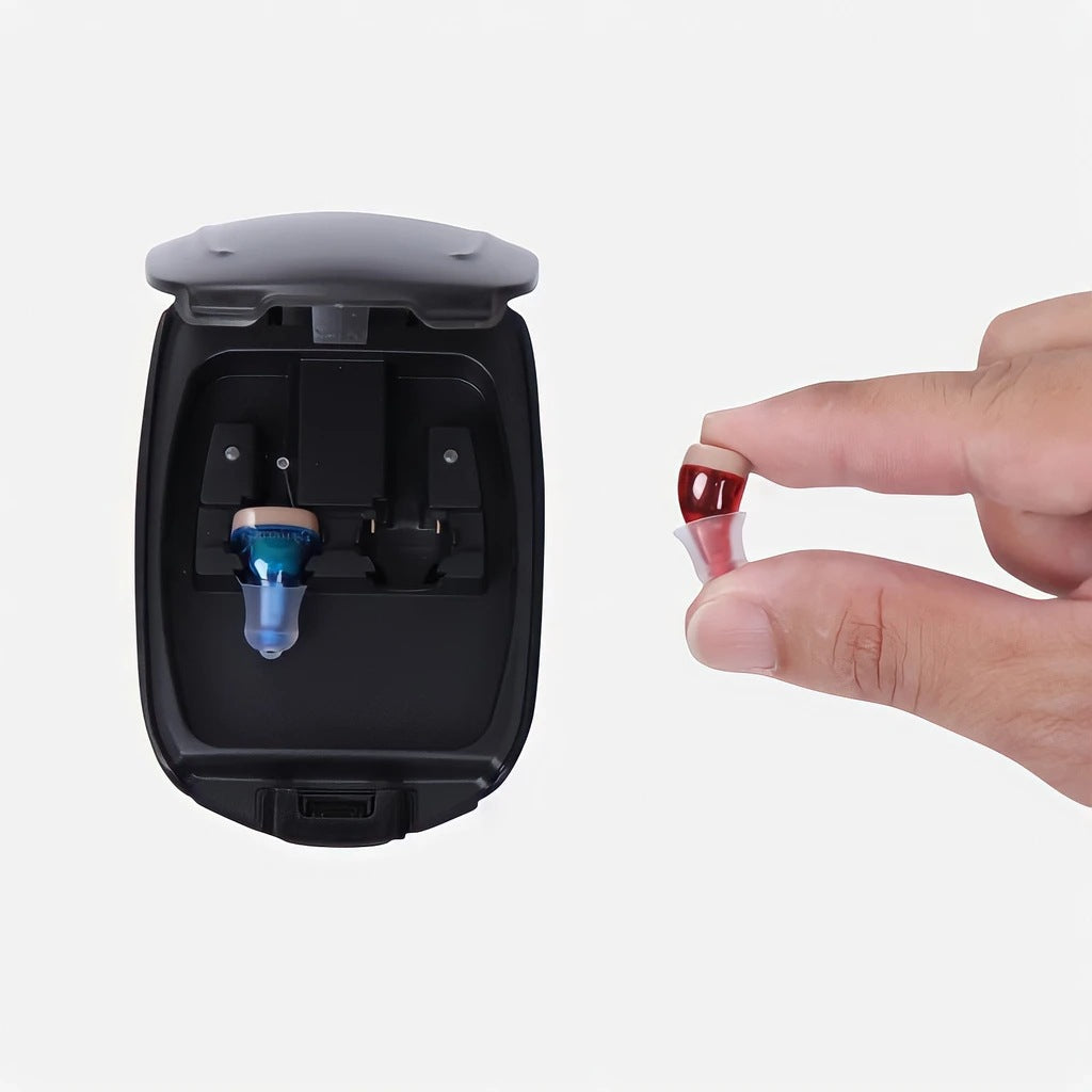 Mini Hearing Aids Elderly Hearing Aids In-Ear Sound Amplifier Hearing Aids Sound Collector