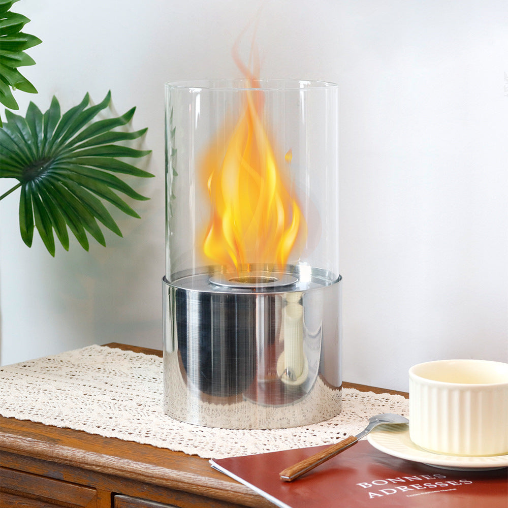 Bright surface brazier, outdoor indoor tabletop, real fire decoration