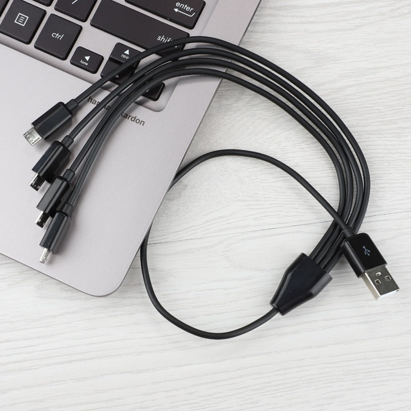 One to four MICRO USB charging cable 50CM to charge 4 Android devices