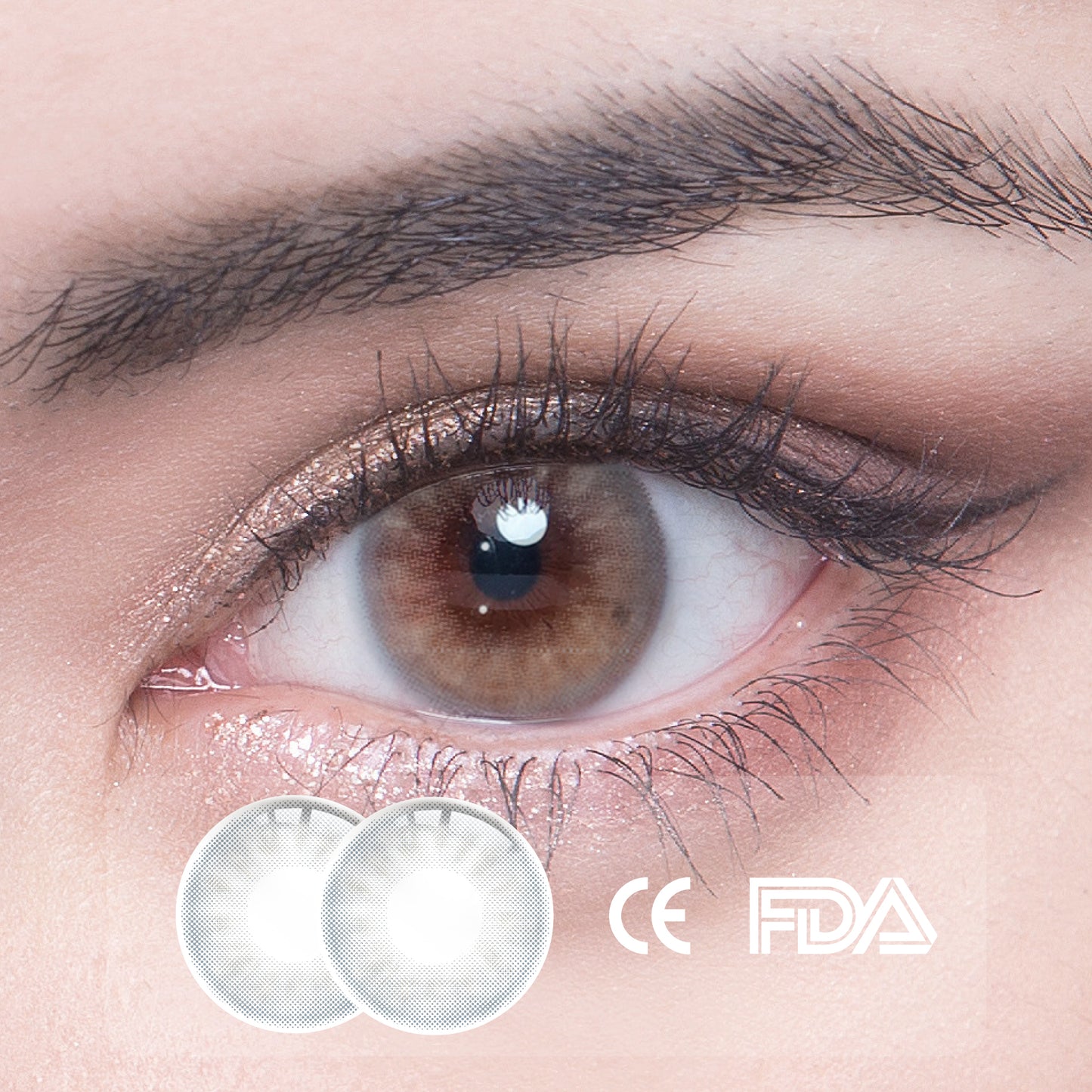 1Pcs FDA Certificate Eyes Beautiful Pupil Colorful Girl Cosplay Contact Lenses