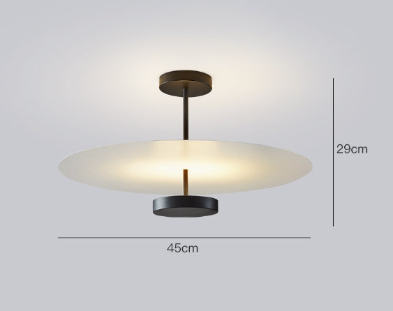 Simple LED ceiling light for bedroom ambiance and balcony use