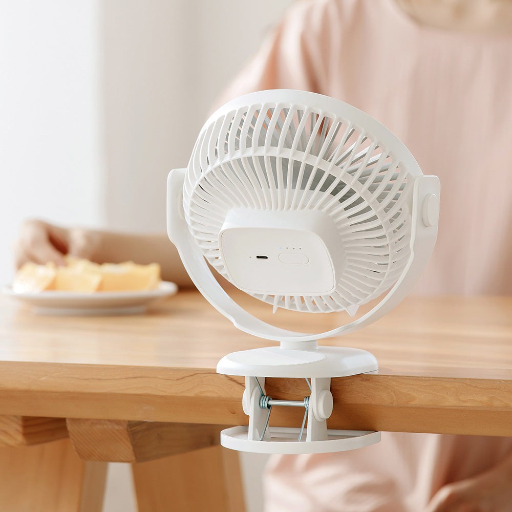 New Summer Clip Fan Student Dormitory Mini USB Desktop Clip Fan Home Desktop Fan