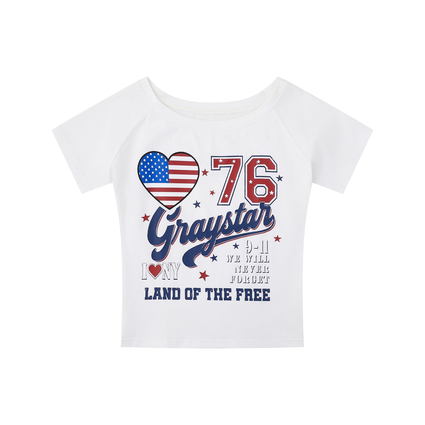 Women's Loose Round Neck Asymmetrical Sleeve Casual Short Sleeve Unique Graffiti Print Top