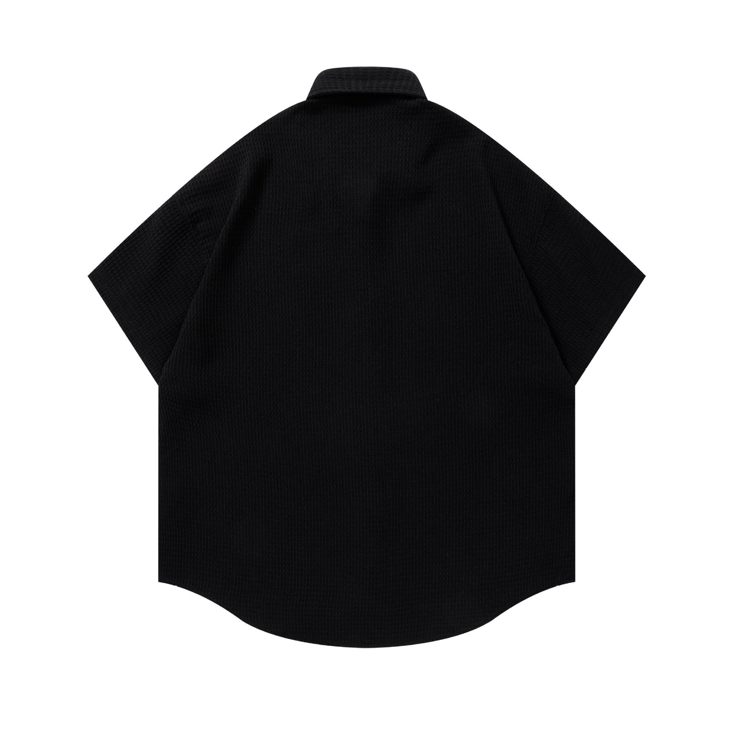 Cute little dog embroidered short sleeved shirt
