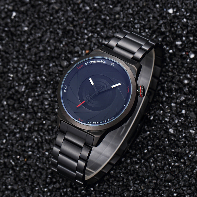 New Japanese Movement Men's Steel Strap Watch STRYVE Popular Stainless Steel Quartz Watch for Men