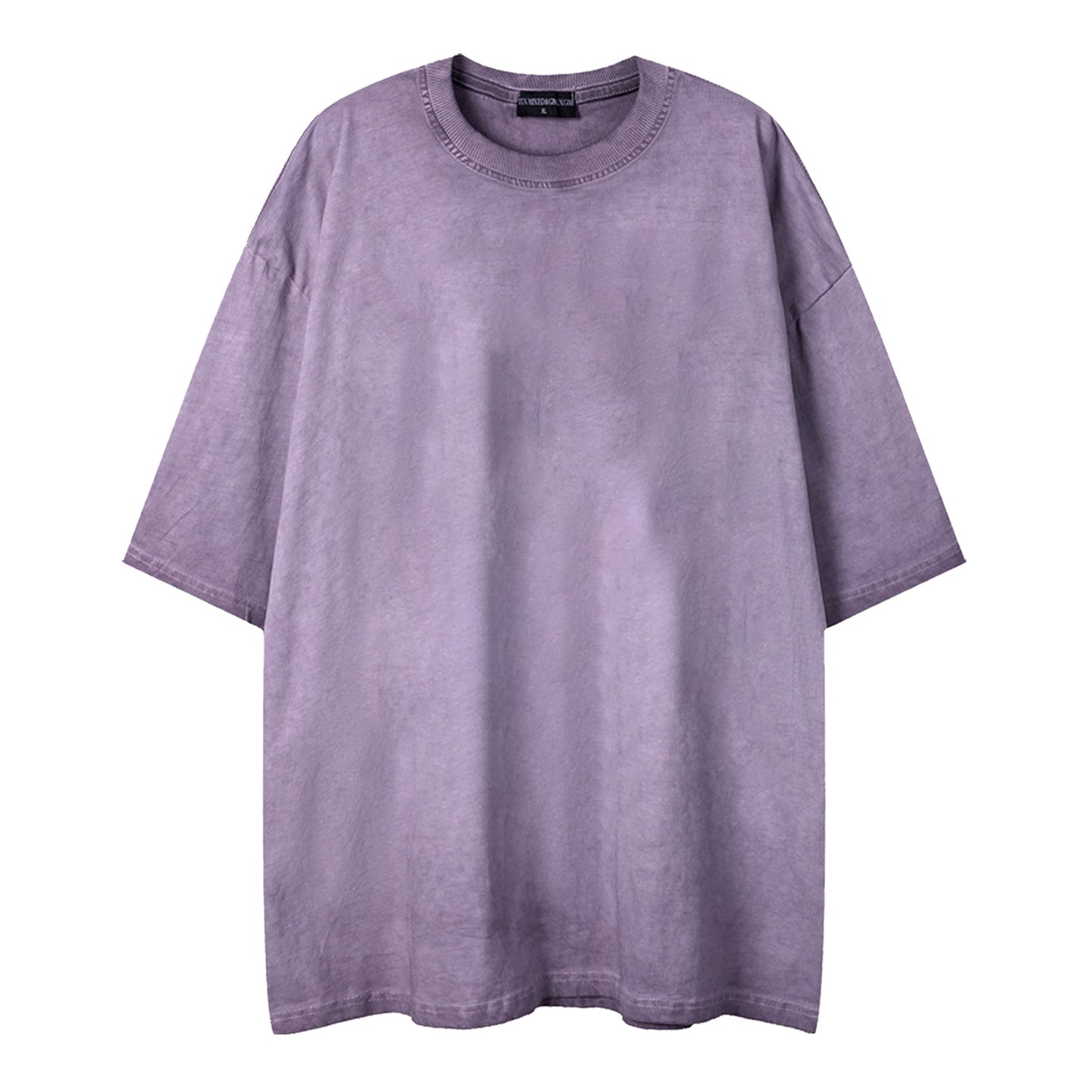Plain washed old short sleeves