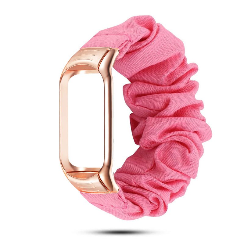 Scrunchies Elastic Strap for Xiaomi Mi band 5 4 3 replaceable Bracelet Mi Band 4 correa Wristband Breathable straps for miband 5