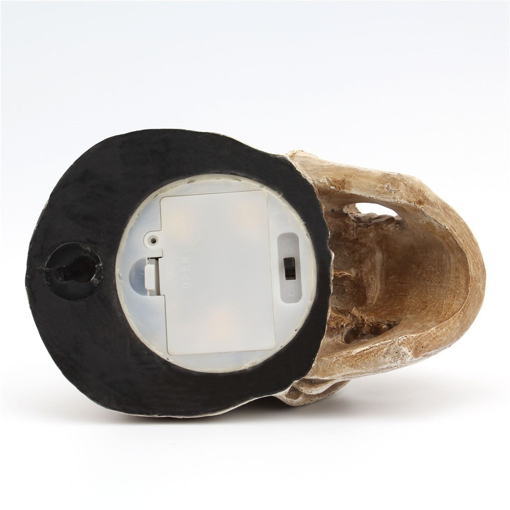 Retro Skeleton Night Light Terror Face Bedroom Bedside Light