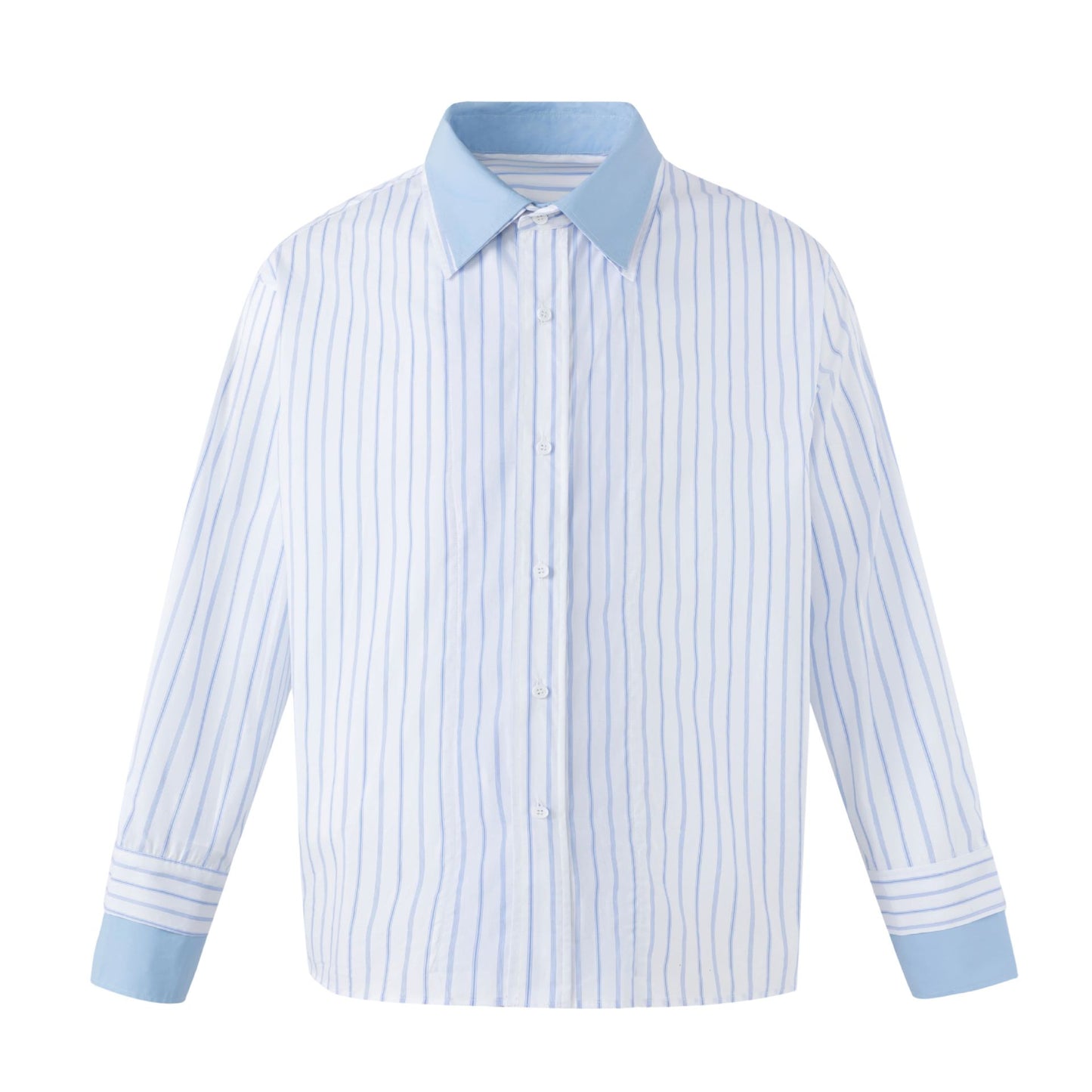 Vintage Retro Plaid Long Sleeve Turn-down Collar Casual Shirt