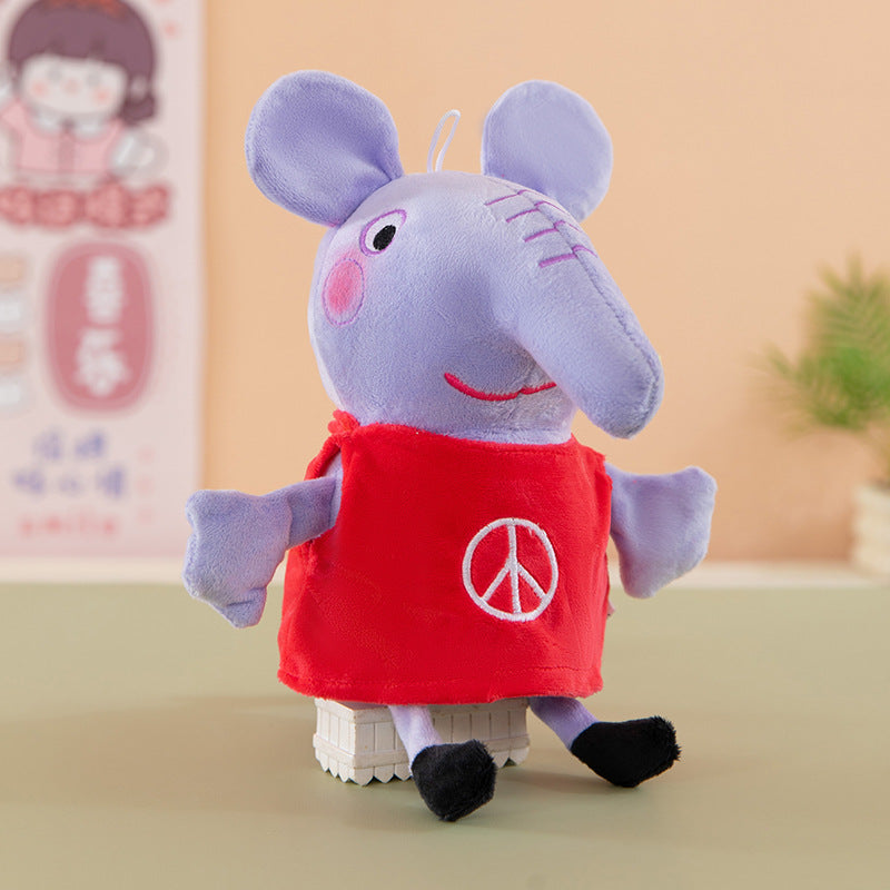 Cute Pig Friends Plush Toy Dinosaur Teddy Bear Cartoon George Pig Doll Gift for Girls