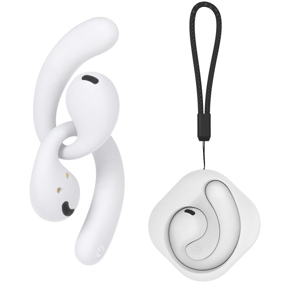Frosted H8 Bluetooth Earphones with Ultra Long Battery Life OWS Non In Ear External Hanging Wireless Earphones