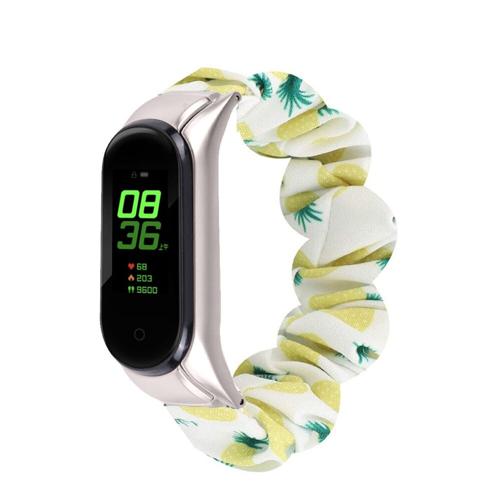 Scrunchies Elastic Strap for Xiaomi Mi band 5 4 3 replaceable Bracelet Mi Band 4 correa Wristband Breathable straps for miband 5