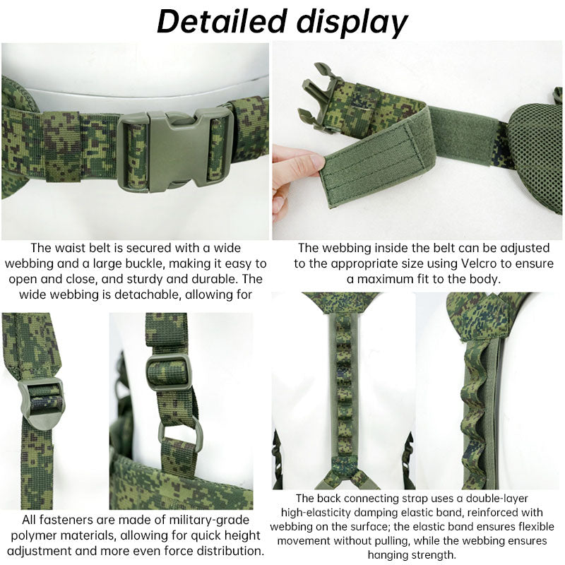 Cold War Replica Russian Military Fan Special Forces VOIN Tactical Waist Belt Y-Strap MOLLE Wagner SSO