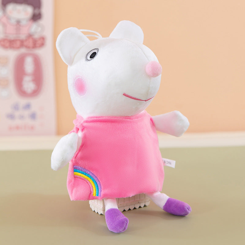 Cute Pig Friends Plush Toy Dinosaur Teddy Bear Cartoon George Pig Doll Gift for Girls
