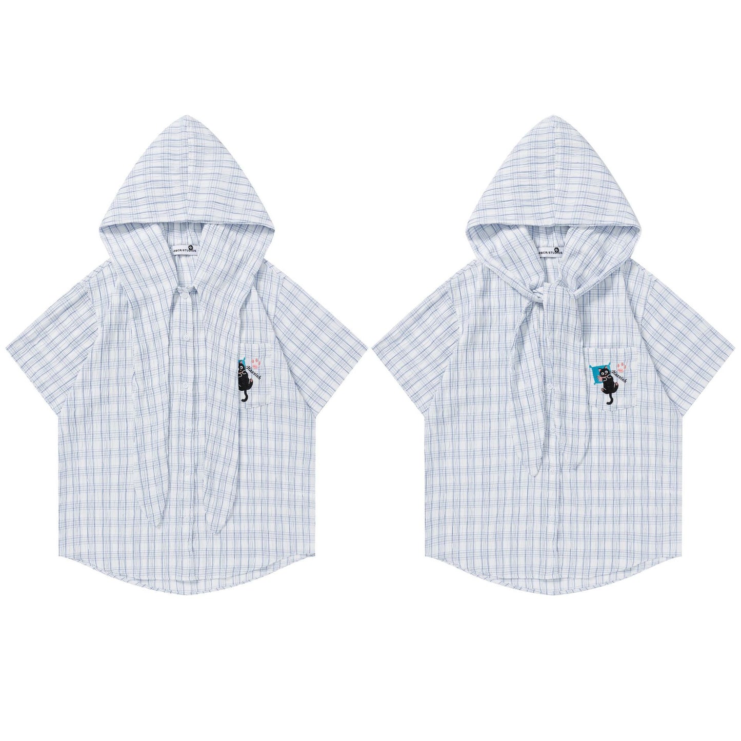 Texture short sleeves