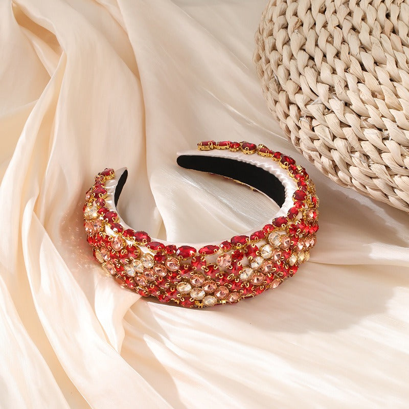 Fashionable and versatile Baroque full diamond hair accessories
