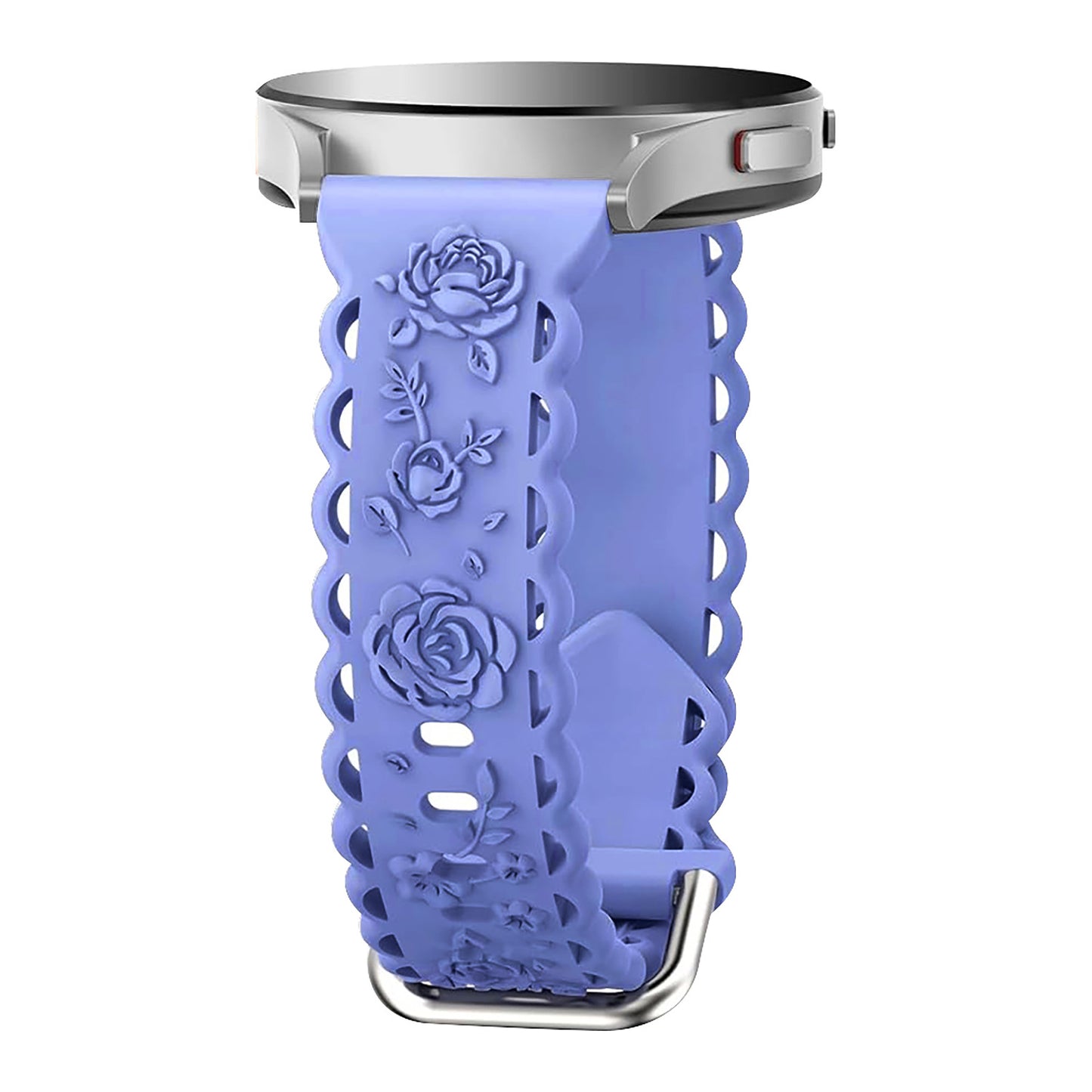 Suitable for 20mm flat silicone strap with hollowed out rose style strap
