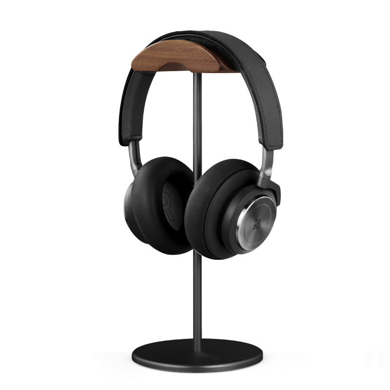 Headphone Stand Holder Creative AirPods Max Headphone Rack Aluminum Hook Solid Wood Headphone Organizer