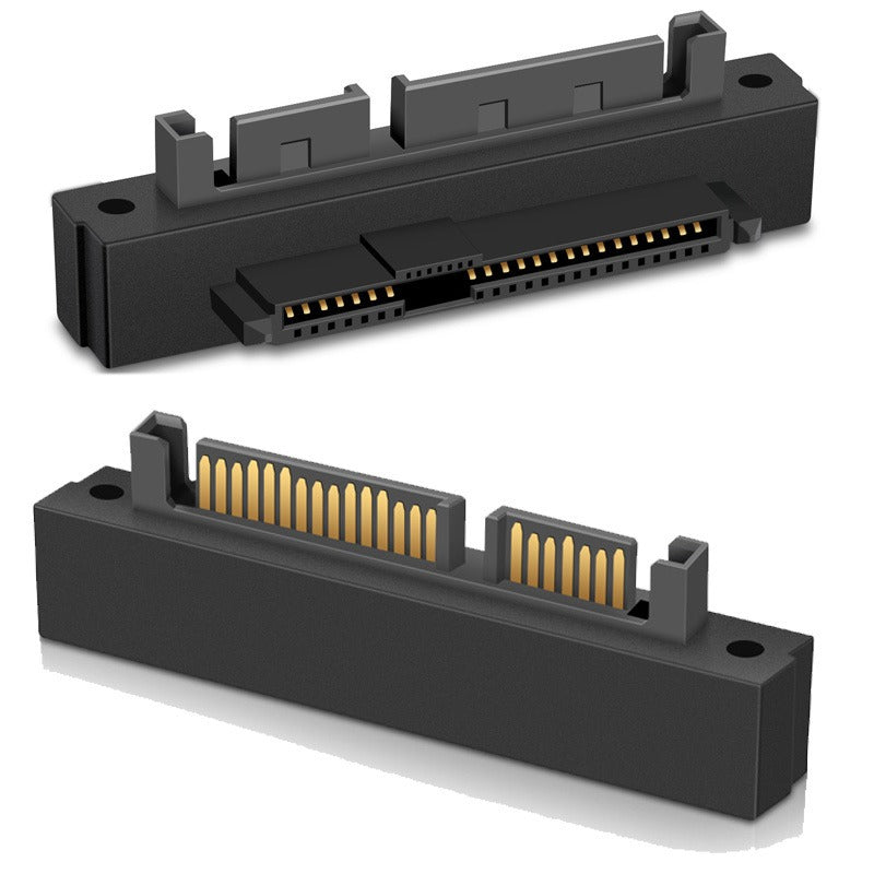 SATA to SAS 90 degree elbow adapter motherboard small mouth SAS adapter SFF-8482 adapter