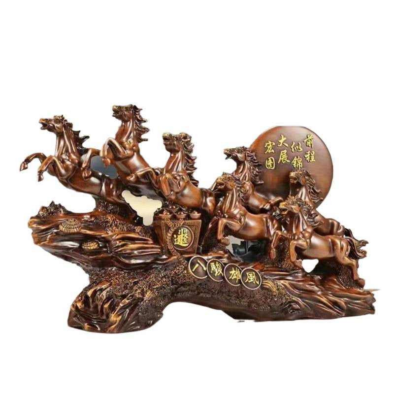 Craftsmanship Resin Feng Shui Ornament Office Boss Desk