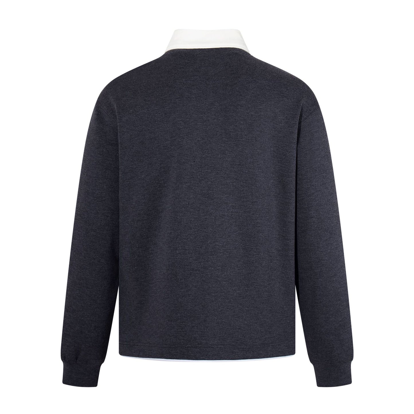 Fake two lapel long sleeved T-shirts