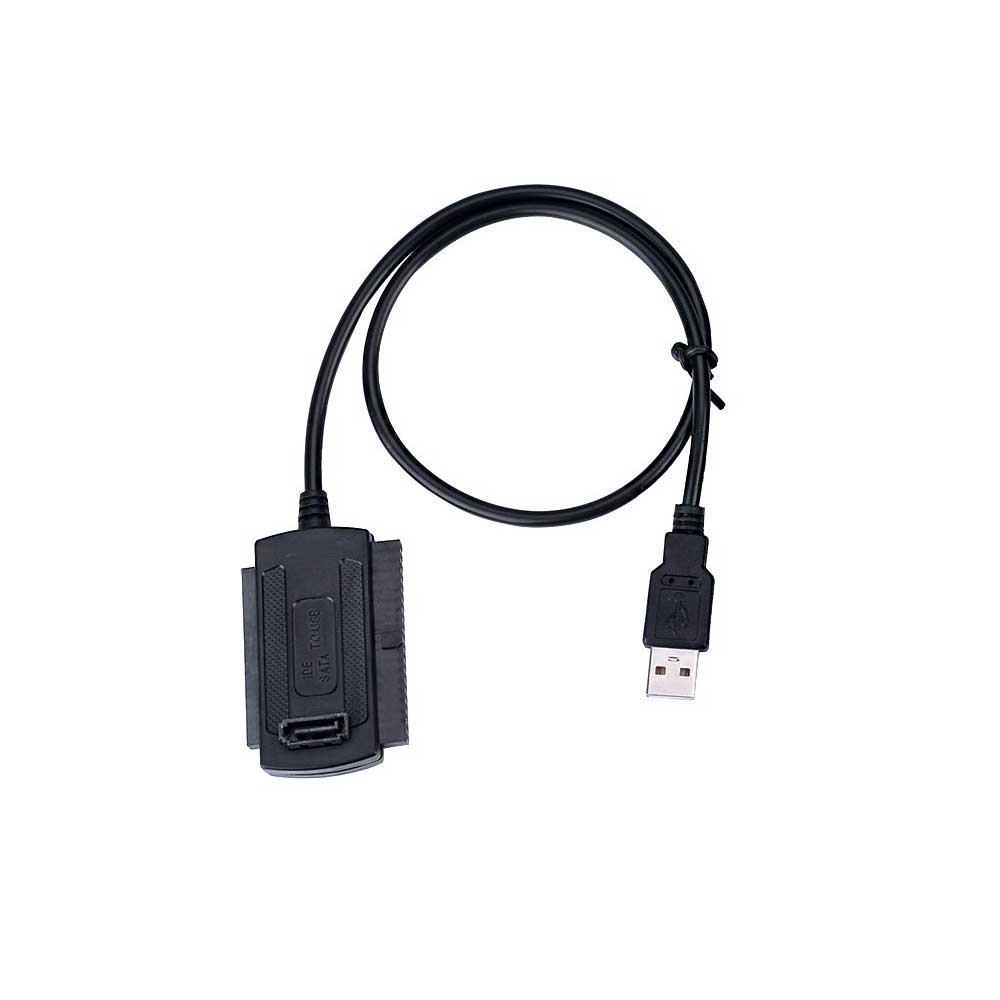 ITINFTEK SATA PATA IDE Drive to USB 2.0 Adapter Converter Cable for Hard Drive Disk HDD 2.5" 3.5" with External AC Power Adapter