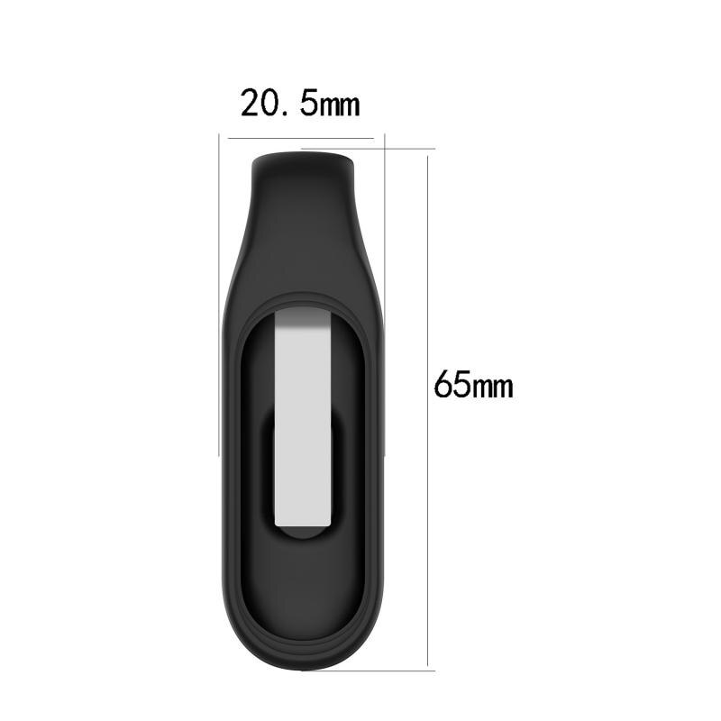 Suit For Xiaomi Mi Band 3 / 4 Millet Bracelet 3 Millet Bracelet 4 Universal Steel Clip Buckle Strap