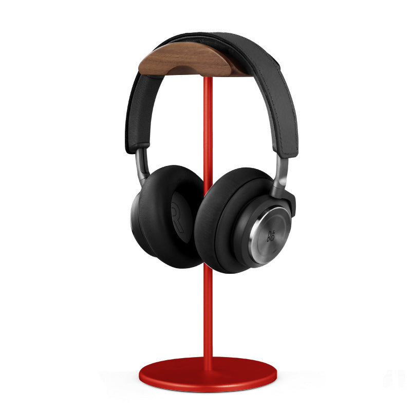Headphone Stand Holder Creative AirPods Max Headphone Rack Aluminum Hook Solid Wood Headphone Organizer