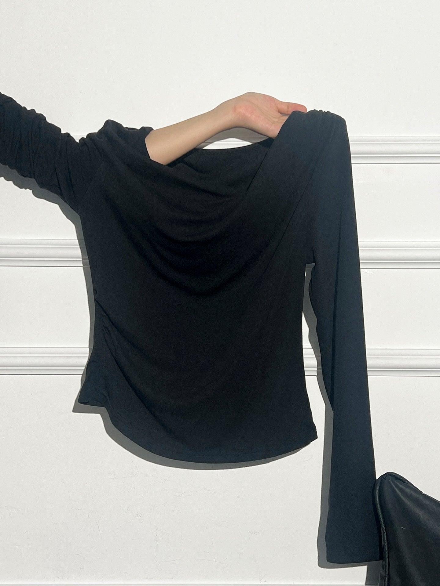 Asymmetric Off-Shoulder T-Shirt for Women, Slim Fit, Unique Design
