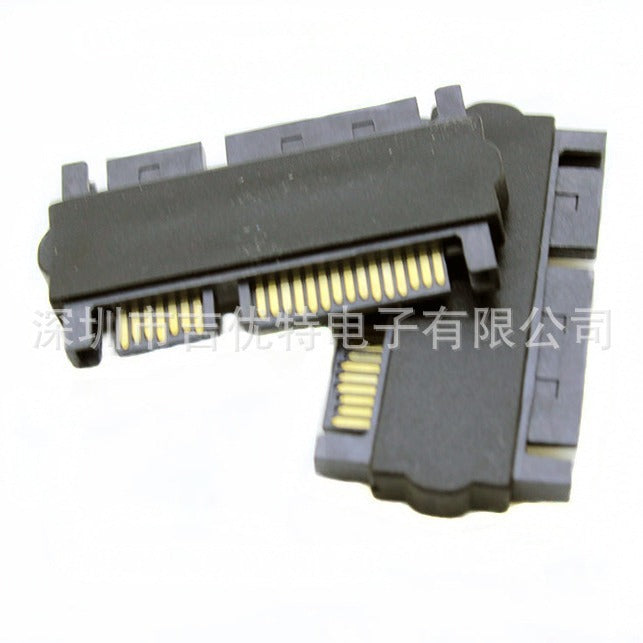 SATA adapter SATA22P male to female rotary joint SATA7+15P