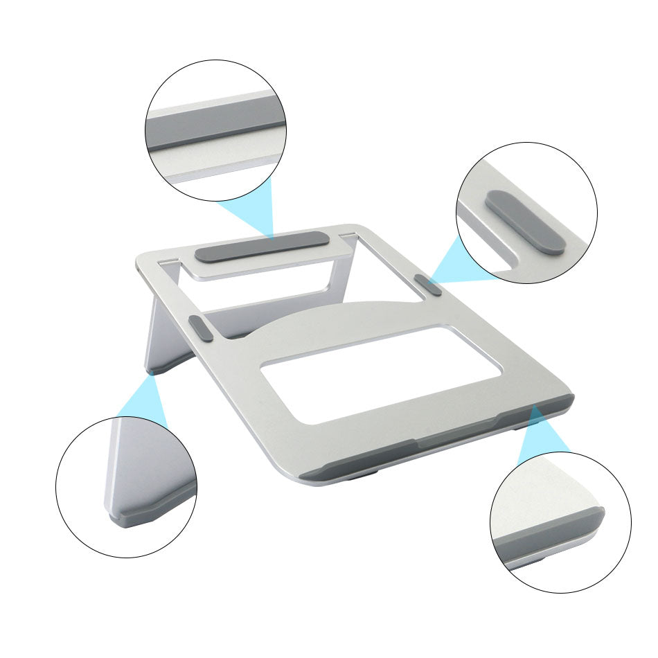 Portable Desktop Laptop Holder Foldable Aluminum Alloy Stand for iPad MacBook