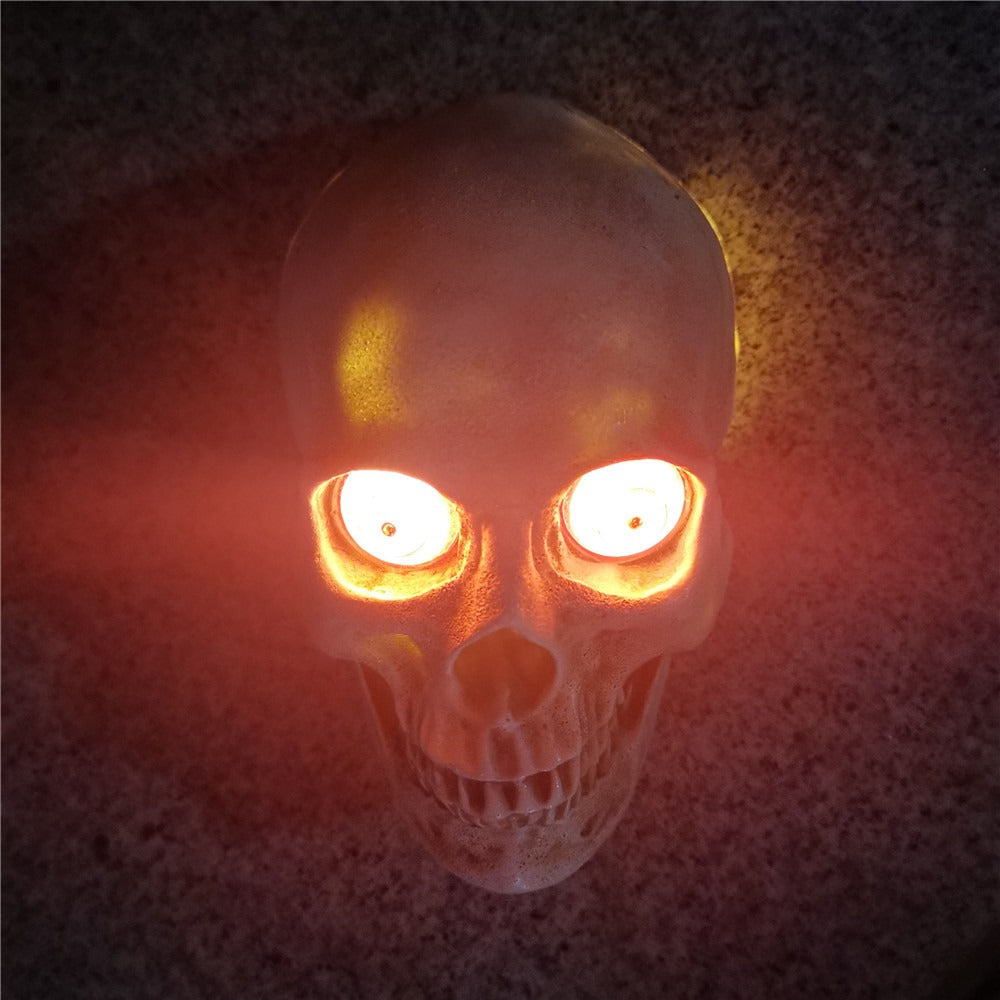 Retro Skeleton Night Light Terror Face Bedroom Bedside Light