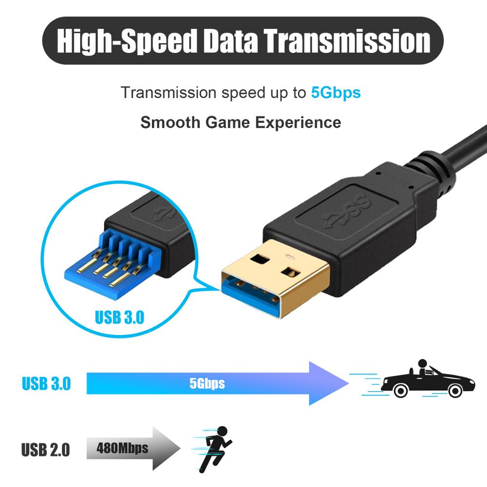 5M Data Line Charging Cable for Oculus Quest 2 Link VR Headset USB 3.0 Type C Data Transfer USB-A to Type-C Cable VR Accessories
