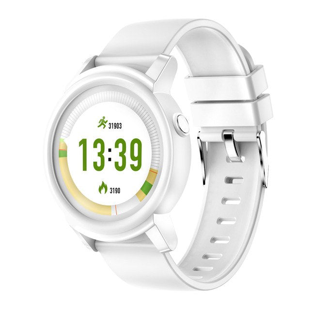 DK02 Round Smartwatch IP67 Waterproof Wearable Device Heart Rate Monitor Color Display Smart Watch For Android IOS