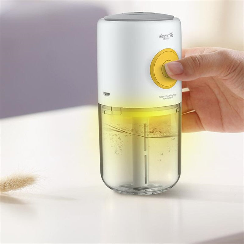 Portable Deerma Mini USB Ultrasonic Mist Humidifier Aroma Essential Oil Diffuser Aromatherapy