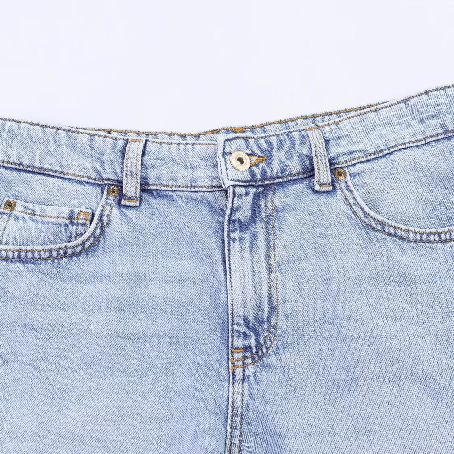 Street splicing crochet casual shorts